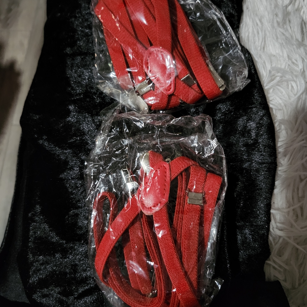 Red Adjustable Straps